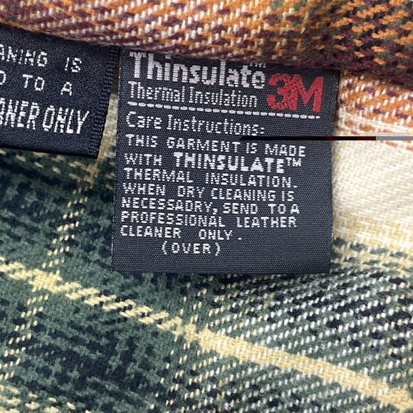 Vintage Wilsons Adventure Bound Bomber Jacket Mens Large Brown Suede Thinsulate - Picture 5 of 16